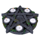 Подсвечник Викканская пентаграмма Wiccan Pentagram Tea light Holder 25см