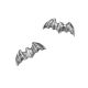 Серьги-гвоздики Bat 