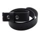 Plain Black leather belts 1.5