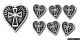 Sacred Heart Buttons DC