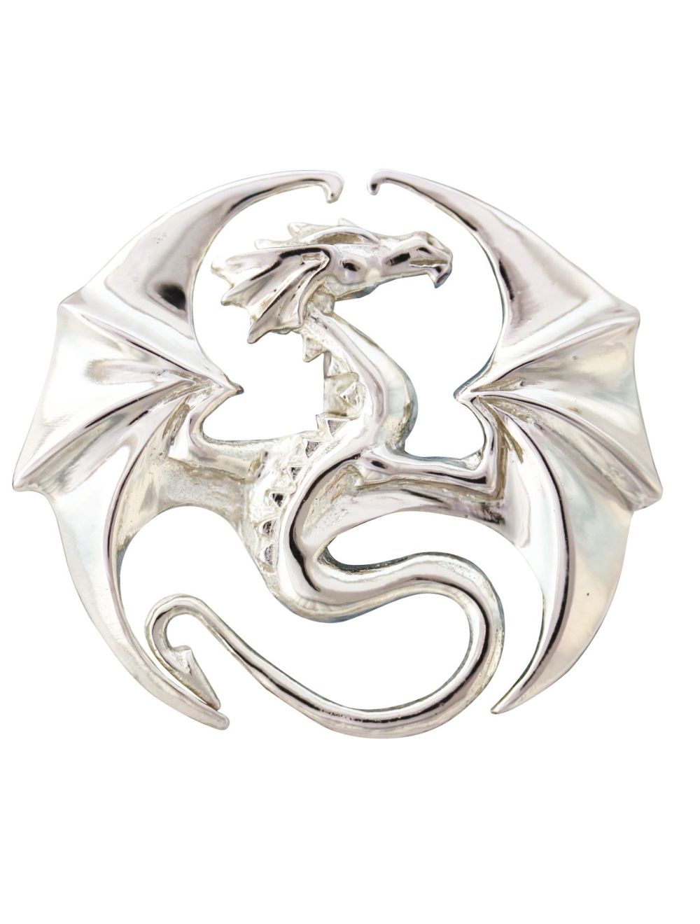 Белый металлический дракон